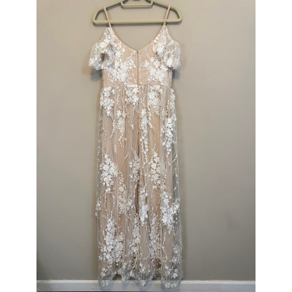 Piccola Bella Southampton Gown S/M White Whimsy Lace Wedding Bridal Bridesmaids - Picture 3 of 11